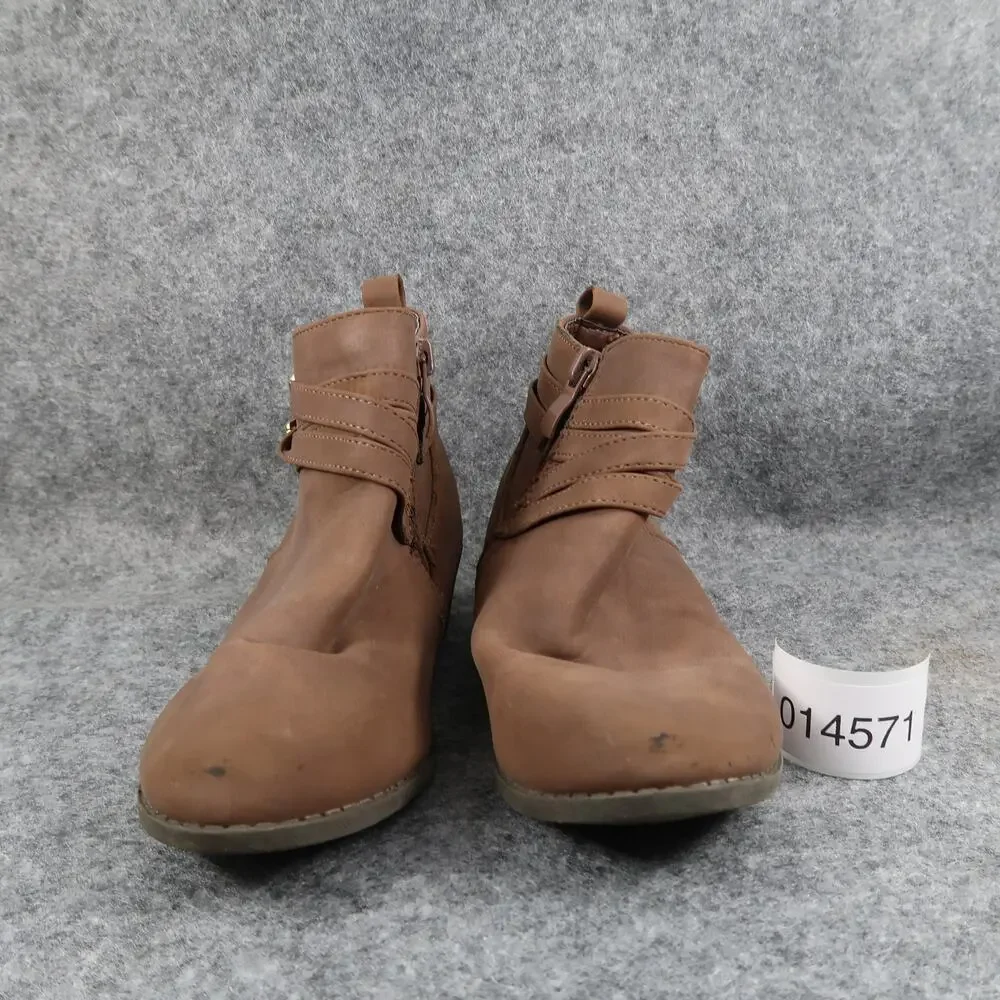 Lucky Top Shoes Kids Girls 1 Boots Ankle Booties Fashion Brown Western Casual